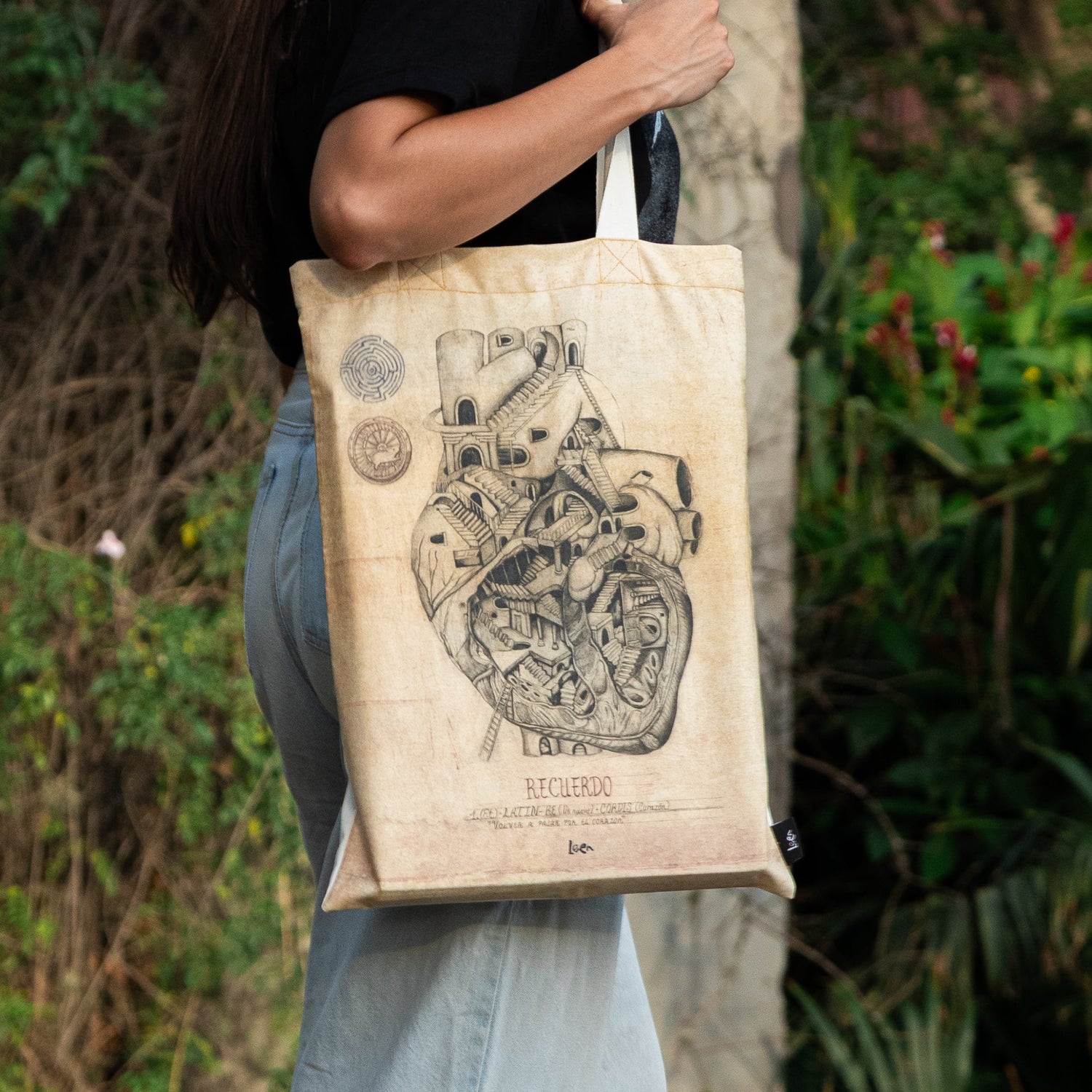 Tote Bag Ilustrada Memoria By Leen