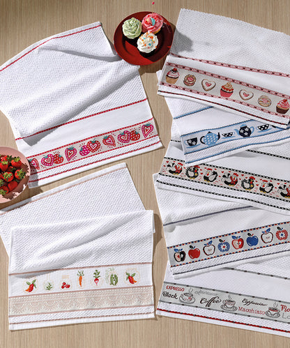 Paño de cocina Jacquard Vida II 100% algodón Fresas