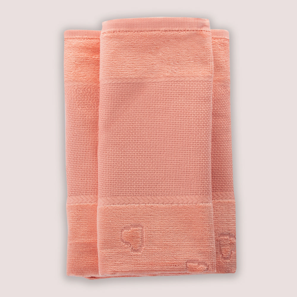Toalla para bordar Verona 100% algodón 400 gr Coral