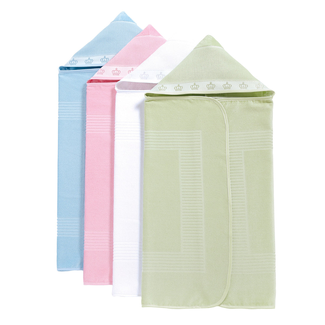 Toalla de bebé para bordar Baby Classic Rosa 100% algodón