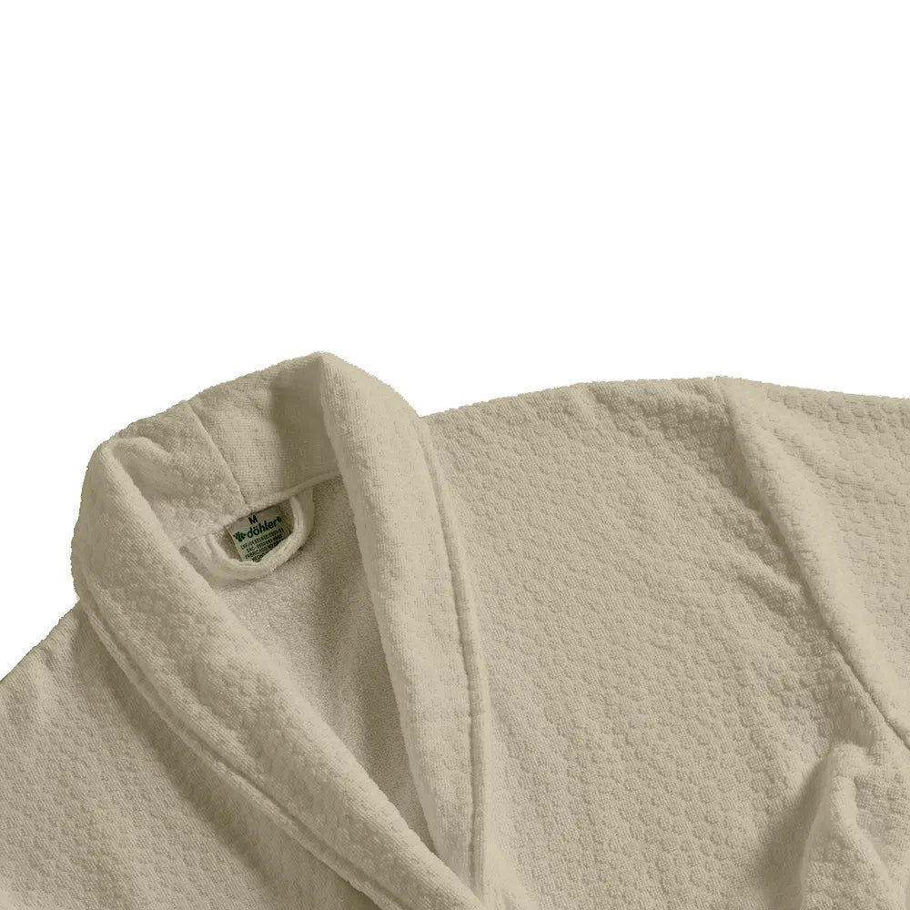 Bata de baño Perola 100% algodón. Ultra suave. Color Beige.