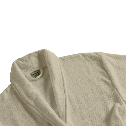 Bata de baño Perola 100% algodón. Ultra suave. Color Beige.