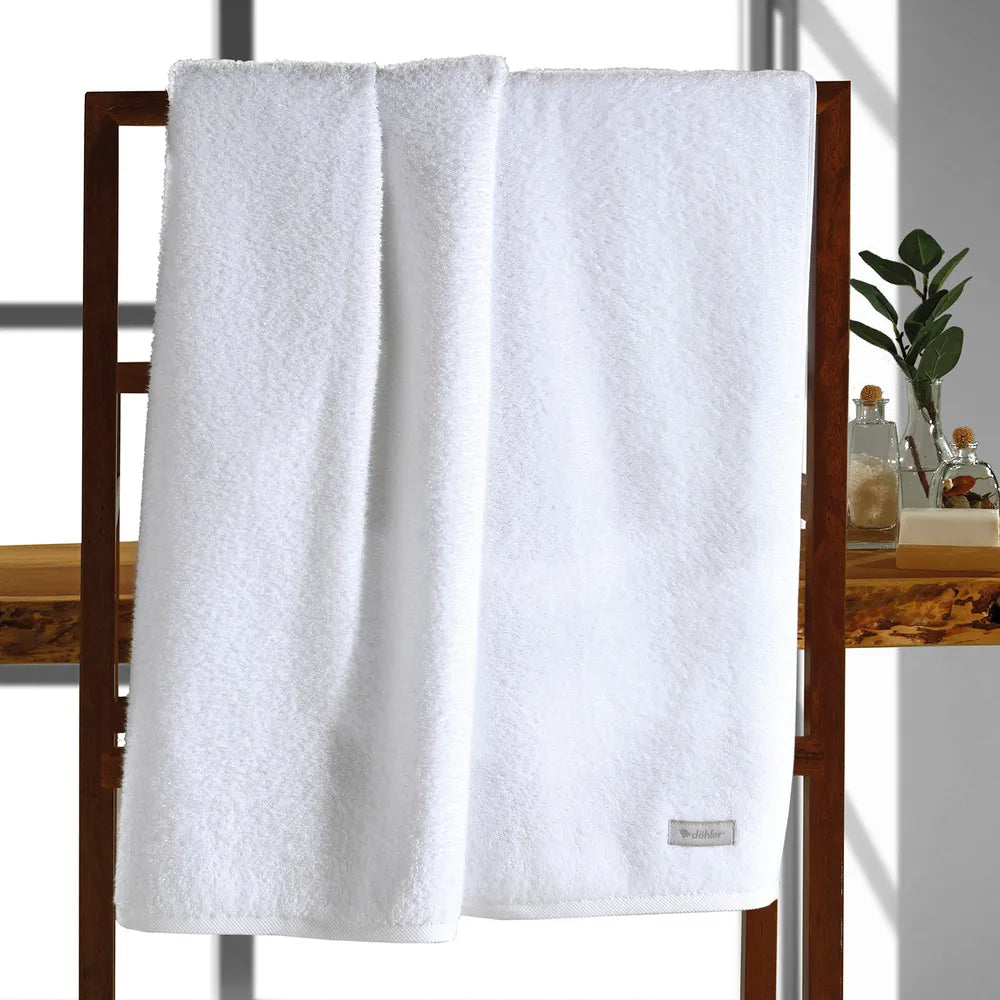 Toalla de baño Florencia 100% algodón peinado 620 gr/m2 Blanco