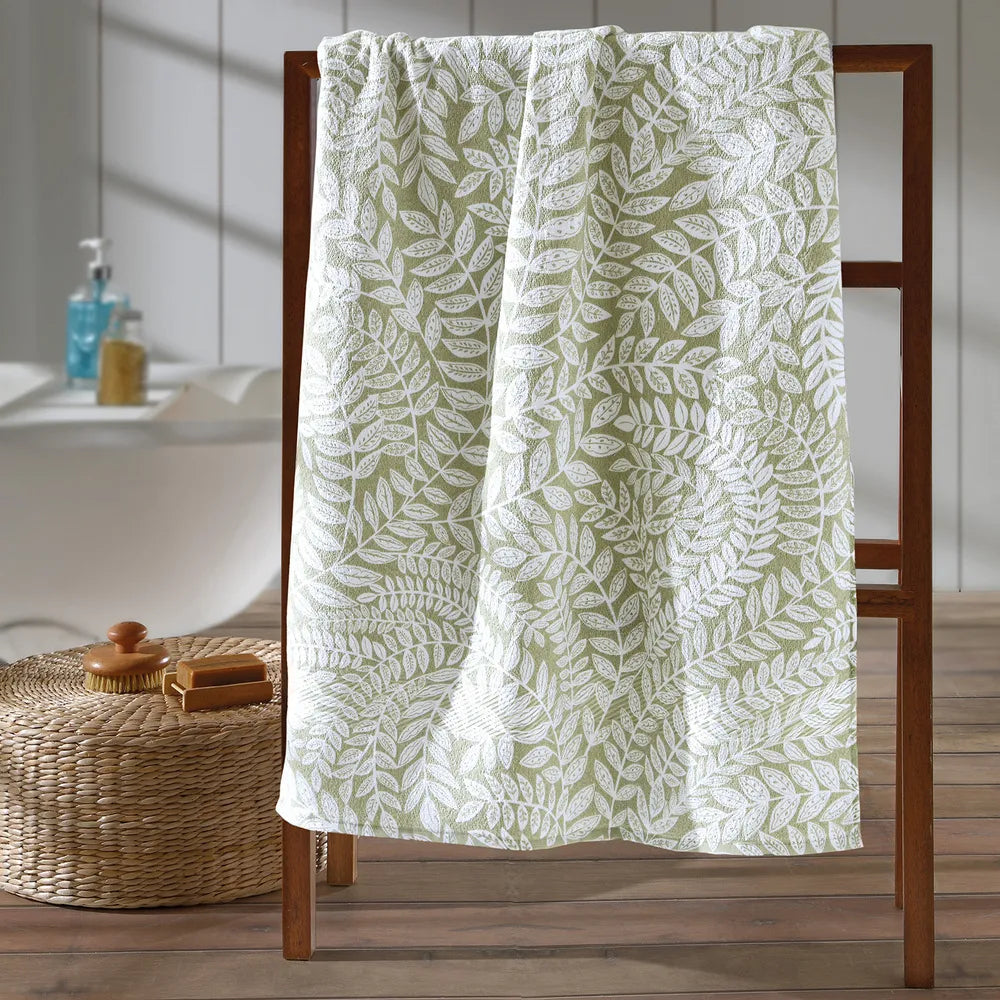 Toalla de baño Prisma Nature Verde 100% algodón 400 gr/m2