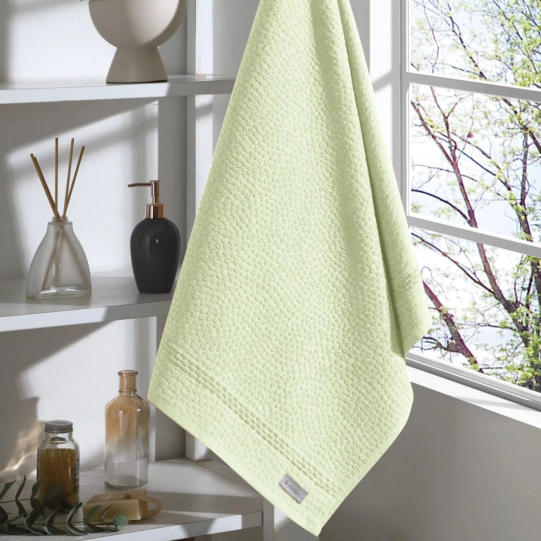 Toalla de baño Perola 100% algodón 400 gr/m2 Verde