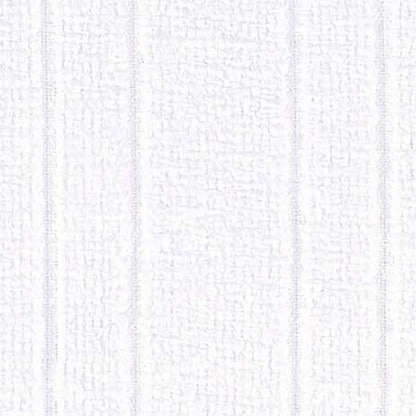 Toalla decorativa navideña con cenefa Patchwork Faroles Blanca