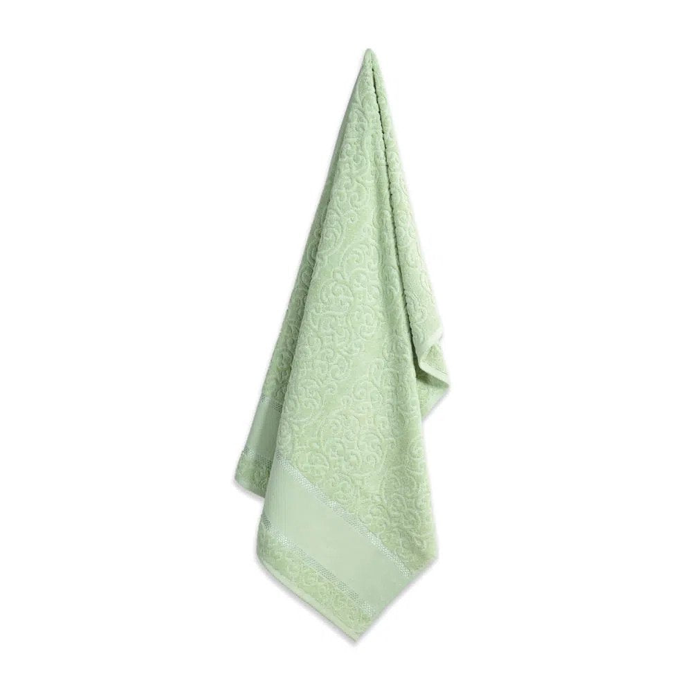 Toalla para bordar Melina 100% algodón 480 gramos Verde Chai