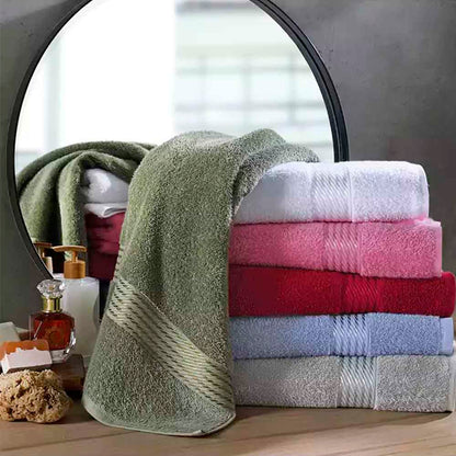 Toalla de baño Prisma 100% algodón de 400gr/m2 Blanca